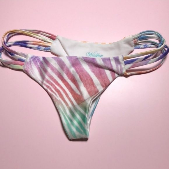 Wildfox Other - Wildfox Multicolor Striped Bikini Bottom